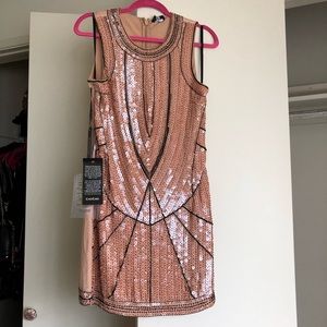 bebe sequin dress